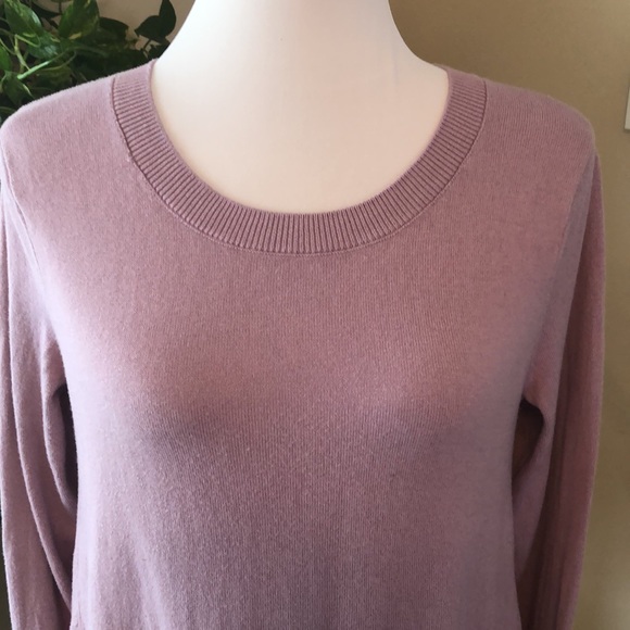 New York and Company purple pull over sweater - Picture 3 of 4